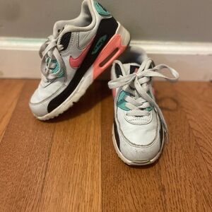 Nike Kids Sneakers - Gray, Pink, and Teal